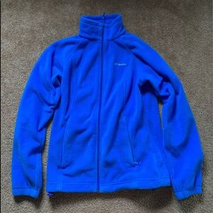 Columbia blue fleece jacket